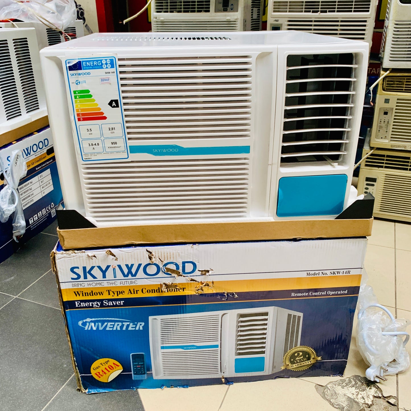 1 Ton window Inverter Ac Skyiwood Brand New Model 2025 | 14000BTU