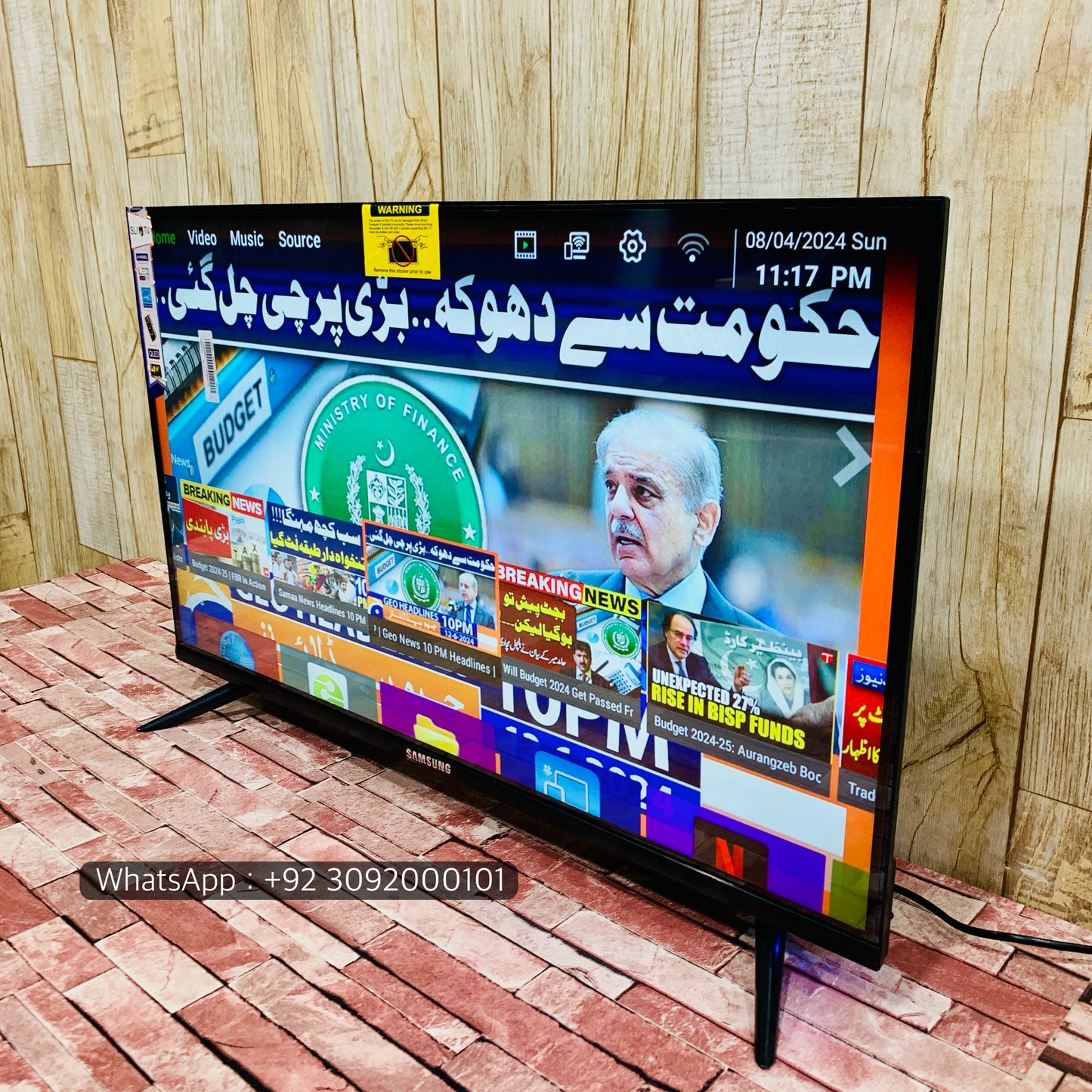 Malysian 32" Smart Led Tv New Model | Boderless Series
