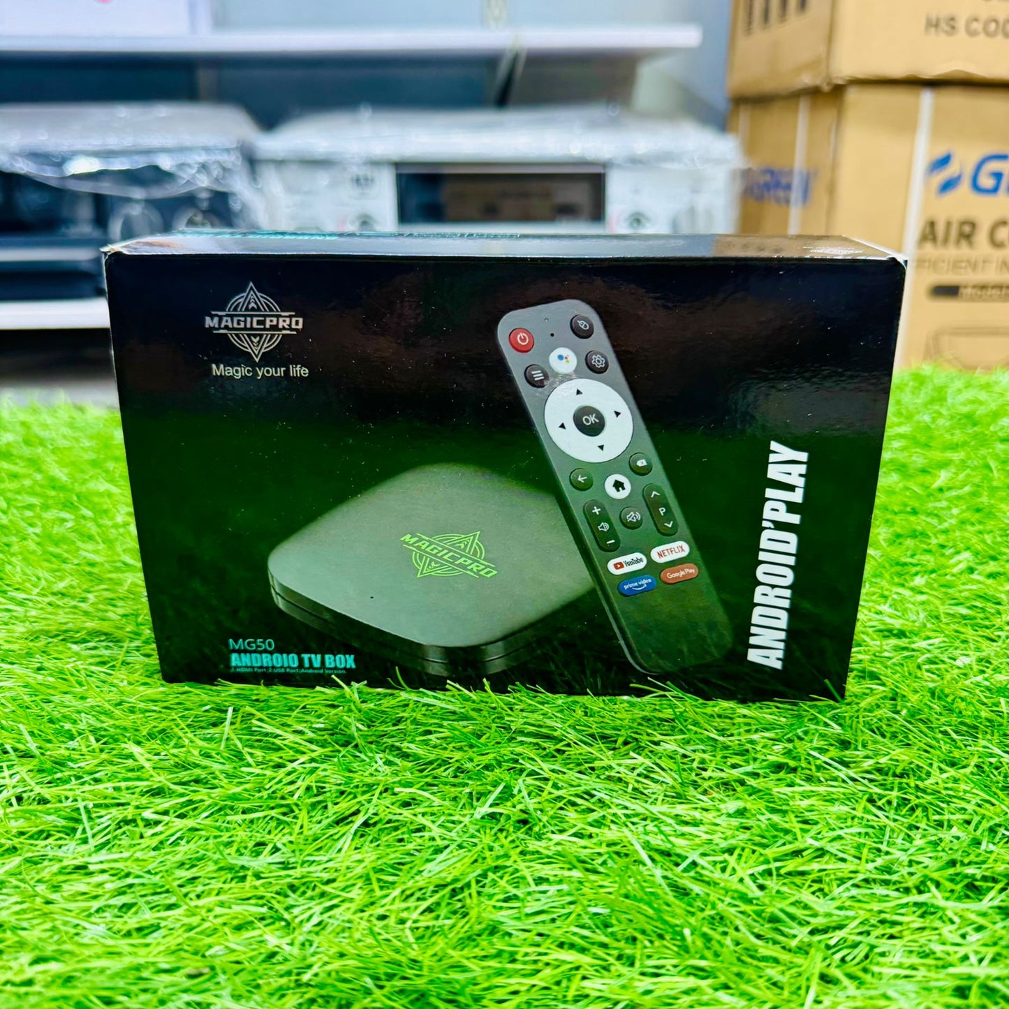 Magic Pro Original Google Voice Remote | With Cable Chanel & Movies unlimited ..