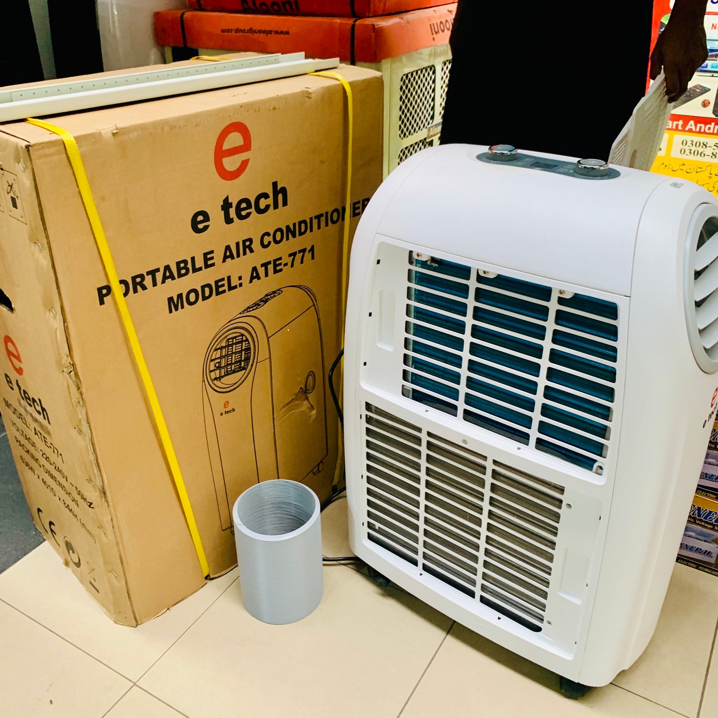 1 Ton Portable Brand New E-tech Portable Inverter Ac  ATE-771