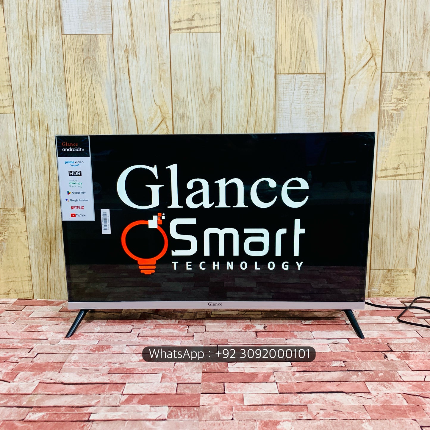 Malysian 32" Smart Led Tv New Model |  Voice Remote Boderless Glance Series