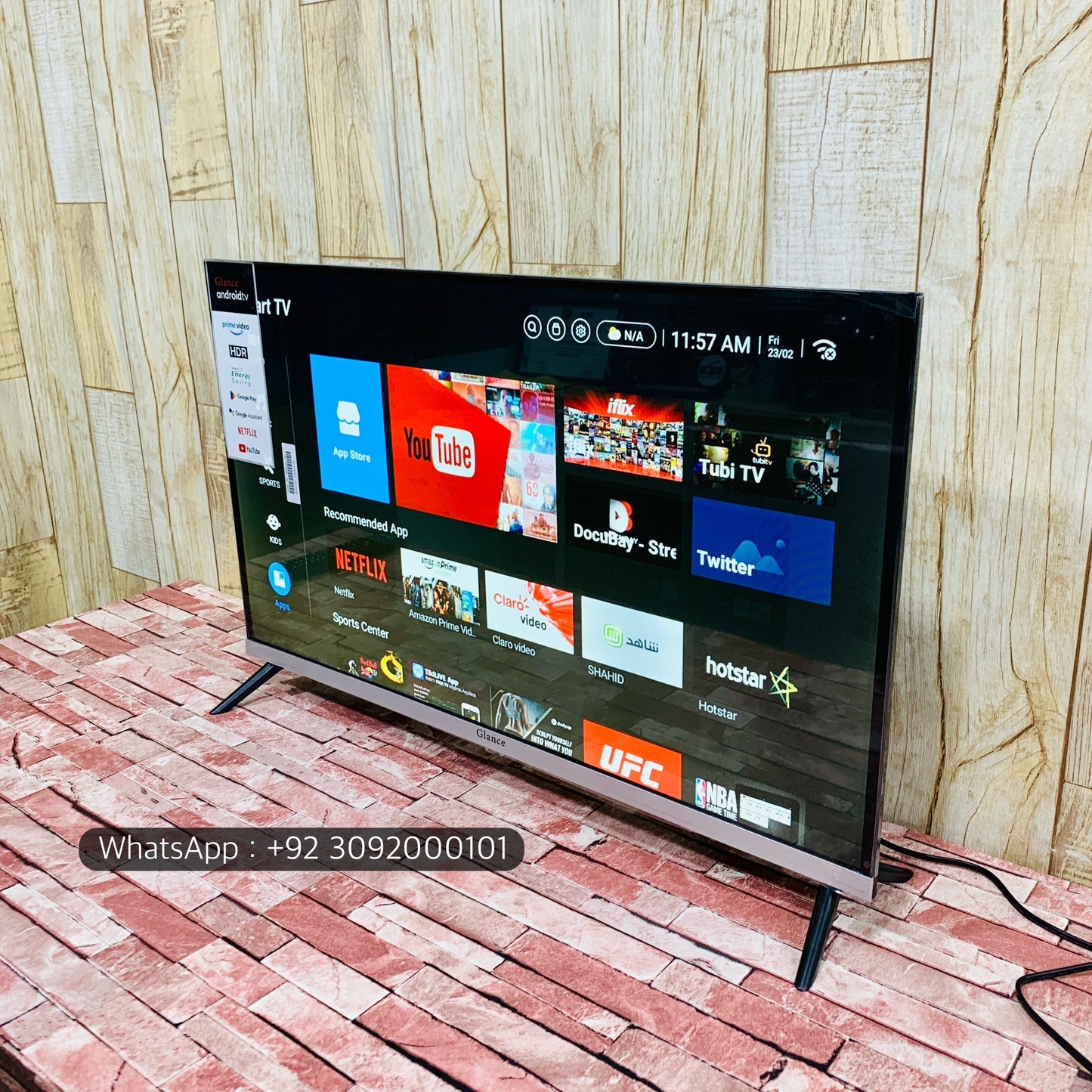 Malysian 32" Smart Led Tv New Model |  Voice Remote Boderless Glance Series