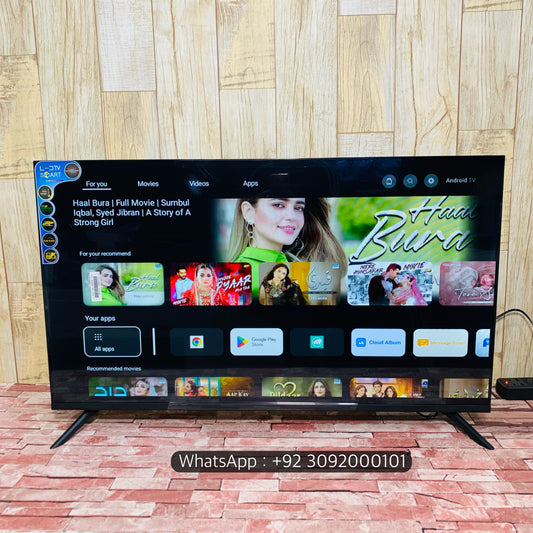 Google TV  43 Box ( 40") FHD 4K Sported  +Smart Led Tv New Model | Voice Remote Boderless  Amarcian Series