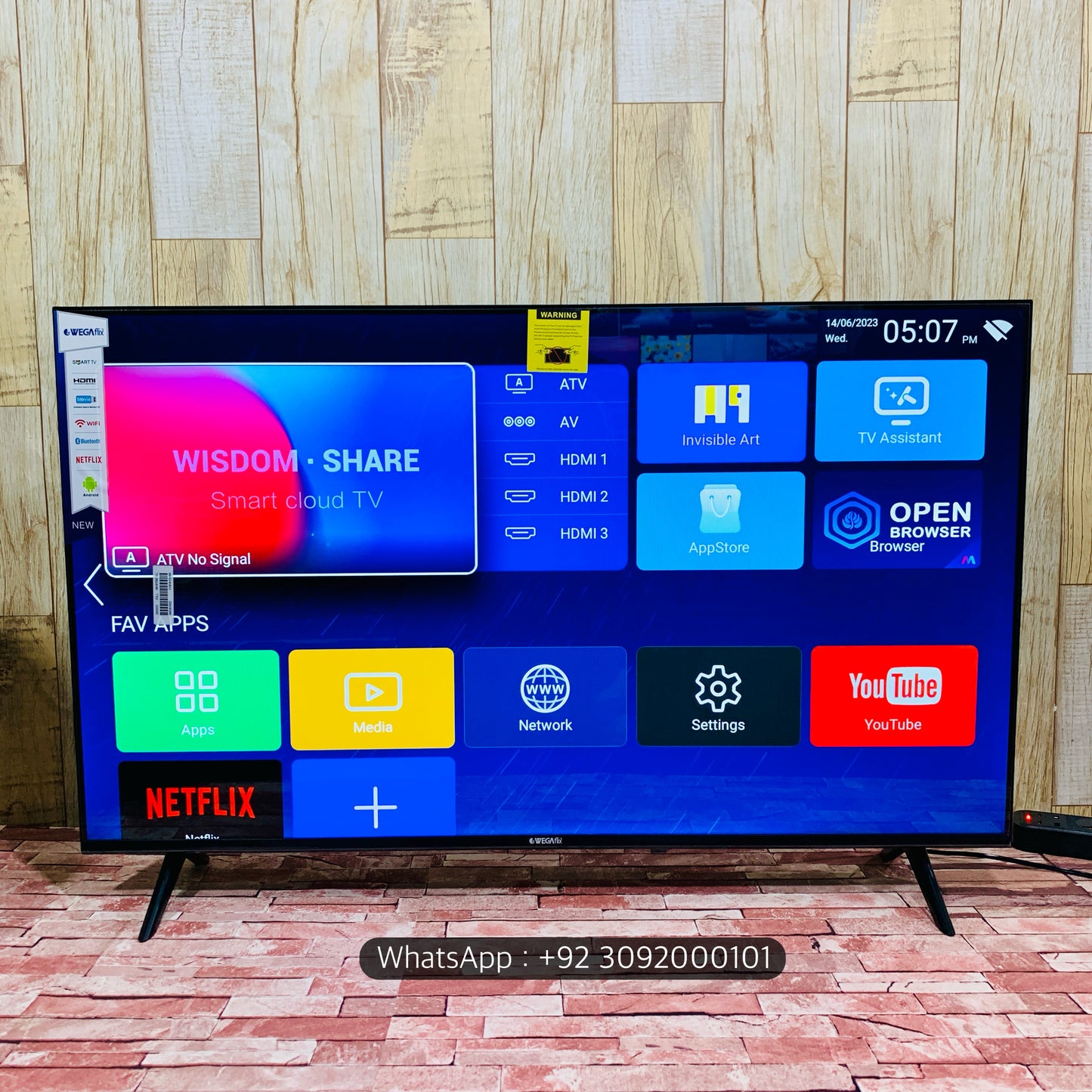 Malysian 48 Box (43”) 2K +Smart Led Tv New Model | Boderless Wegaflex  Series