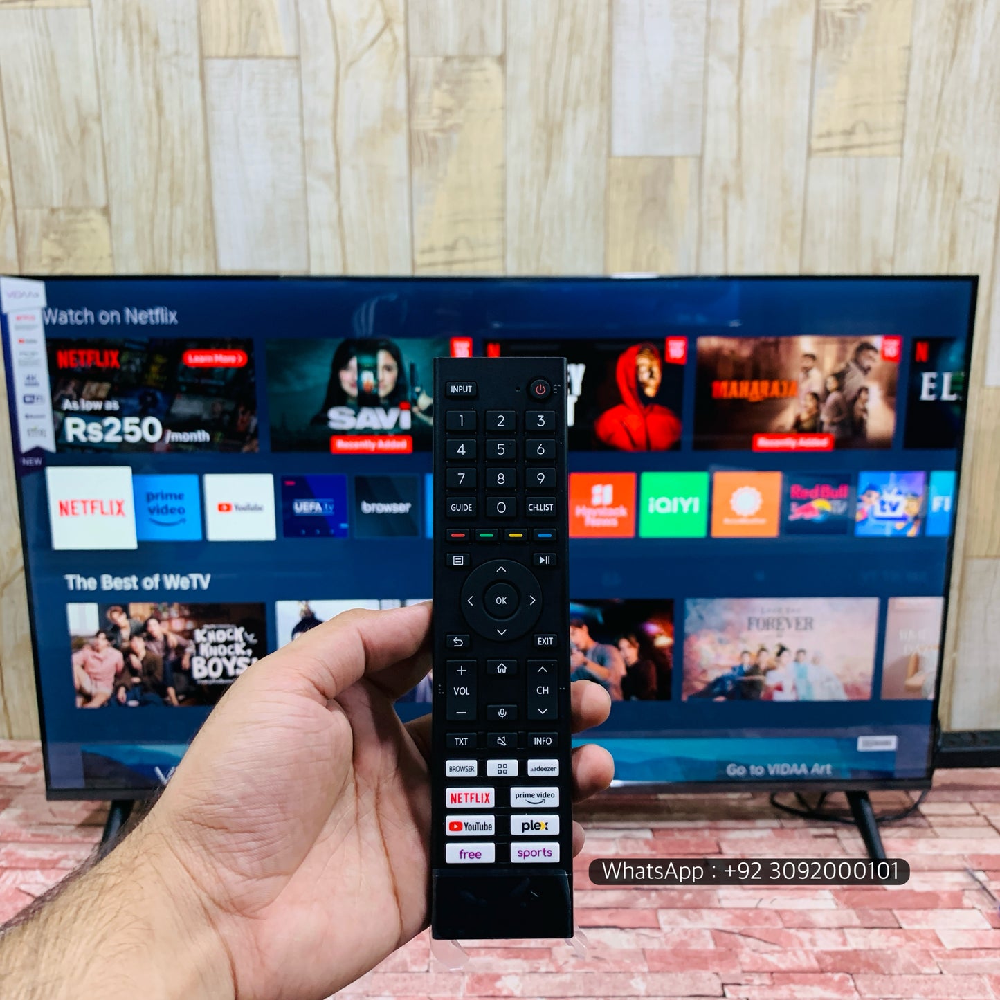 Vidaa Full 50 UHD 4K +Smart Led Tv New Model | Voice Remote Boderless Vidaa Amarcian Series