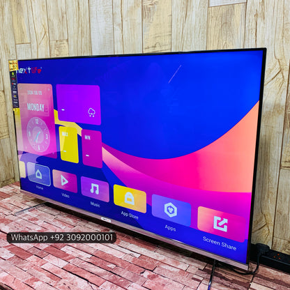 Malysian 55 Box (50”) UHD 4K +Smart Led Tv New Model | Voice Remote Boderless Nextlife Series