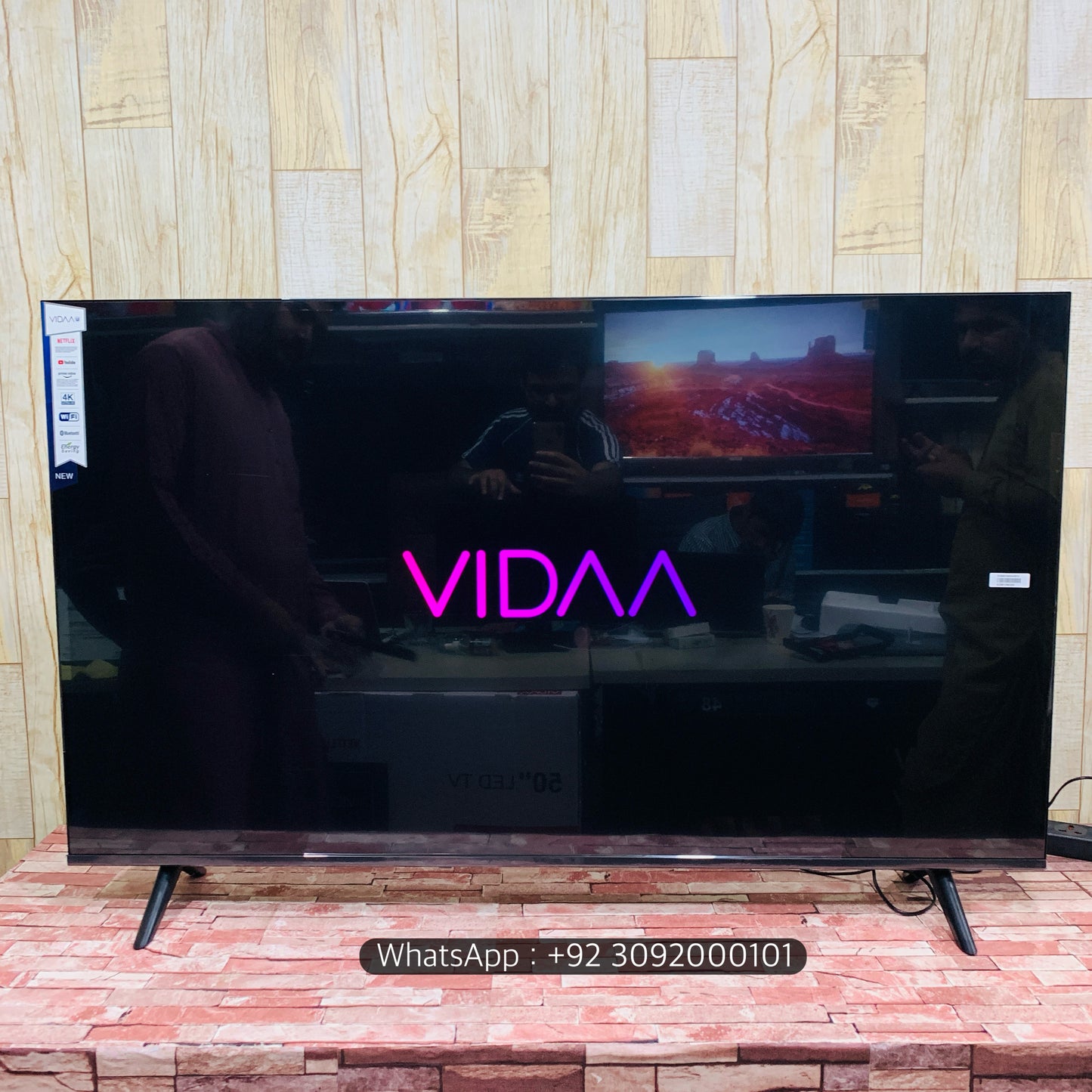 Vidaa Full 55 UHD 4K +Smart Led Tv New Model | Voice Remote Boderless Vidaa Amarcian Series