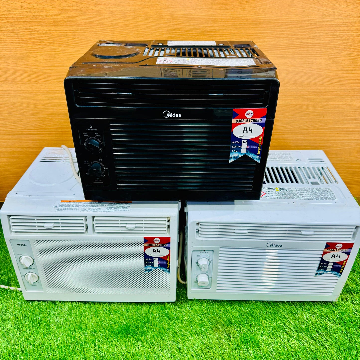 Media 0.5 Ton Imported Window Ac 110V Model- A4 (A+ Condition 9/10)