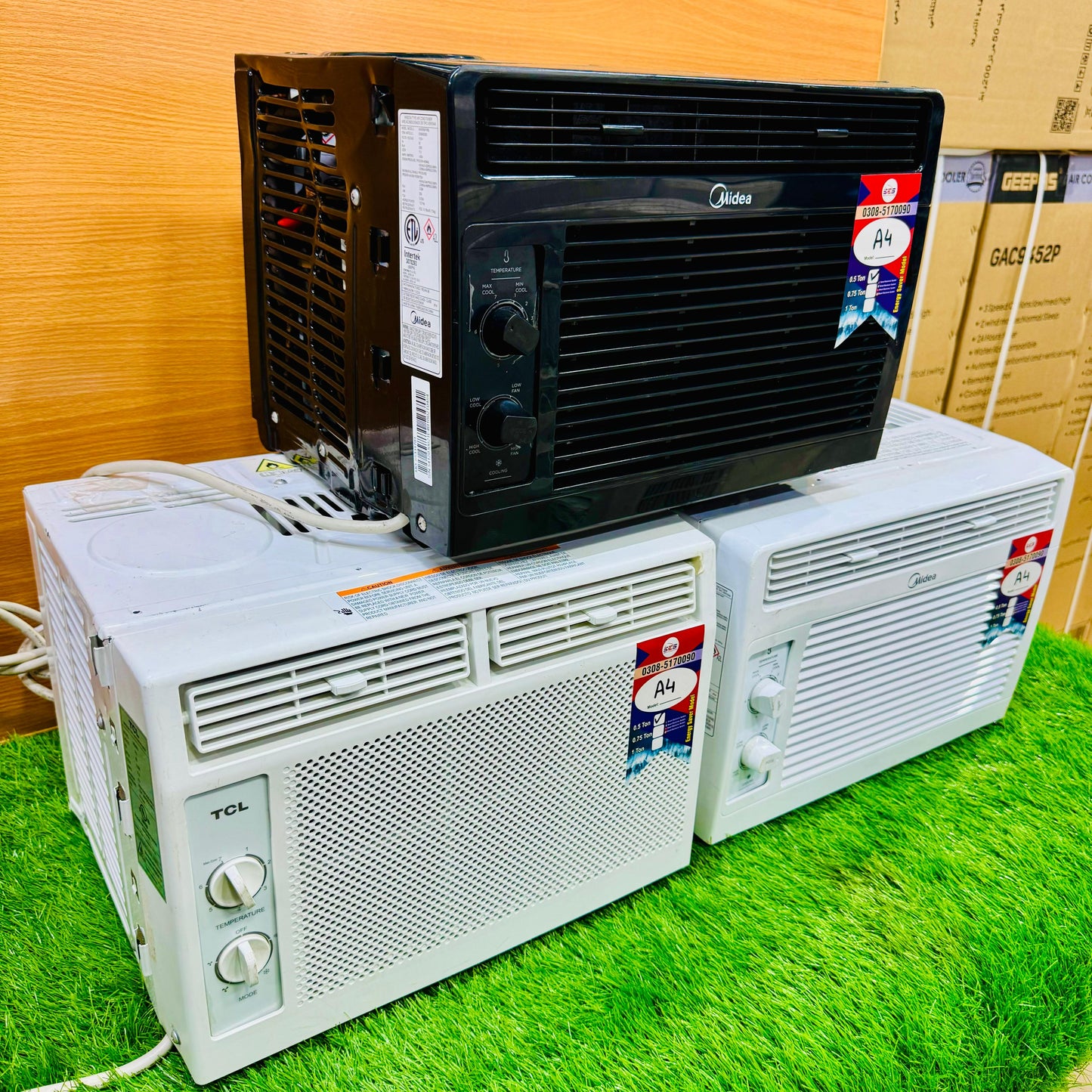 Media 0.5 Ton Imported Window Ac 110V Model- A4 (A+ Condition 9/10)