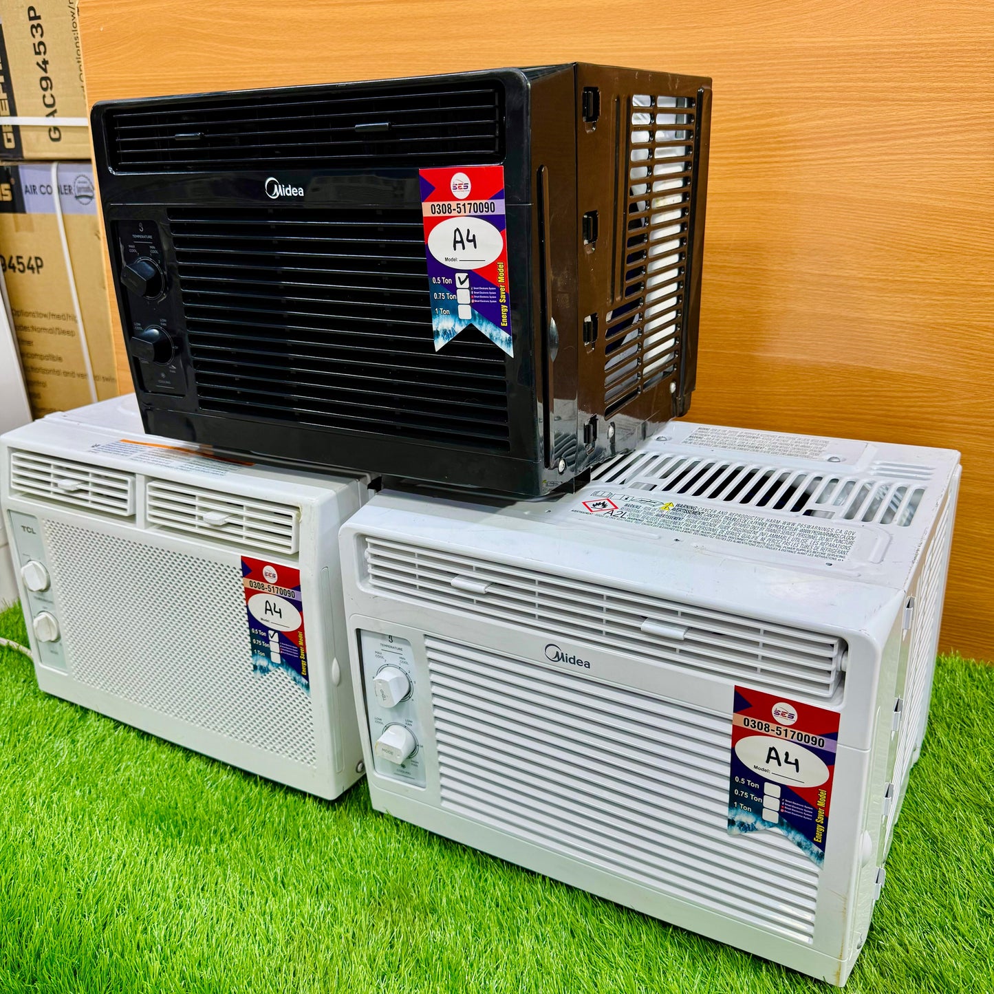 Media 0.5 Ton Imported Window Ac 110V Model- A4 (A+ Condition 9/10)