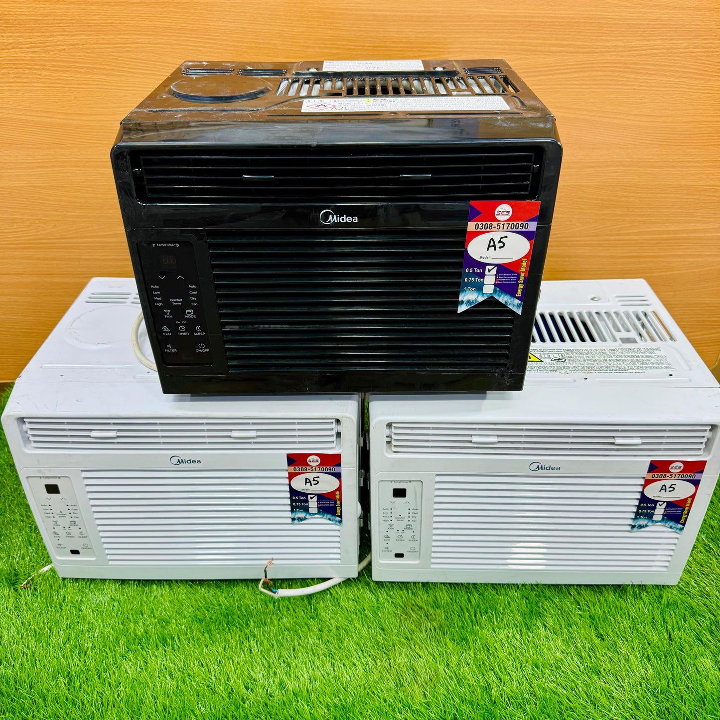 Media 0.5 Ton Imported Window Ac 110V Model- A5 Touch (A+ Condition 9/10)