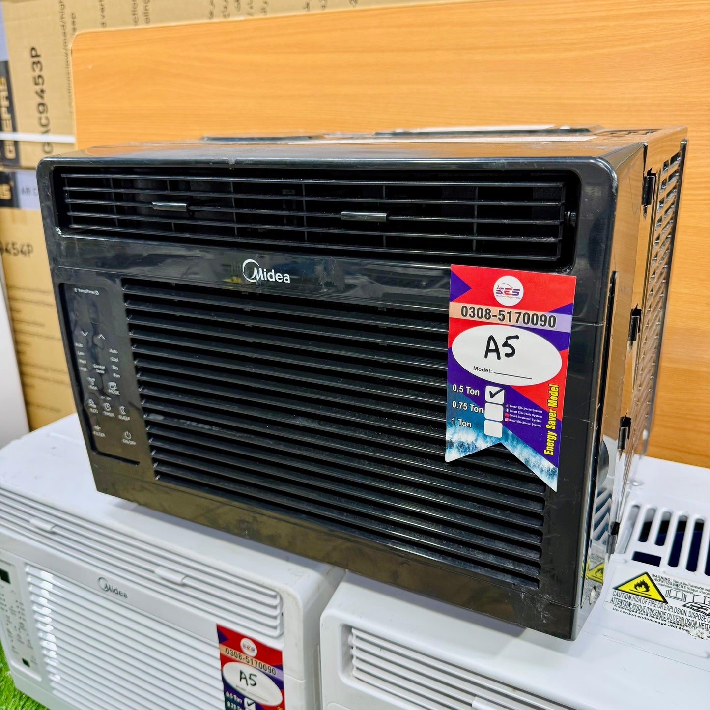Media 0.5 Ton Imported Window Ac 110V Model- A5 Touch (A+ Condition 9/10)