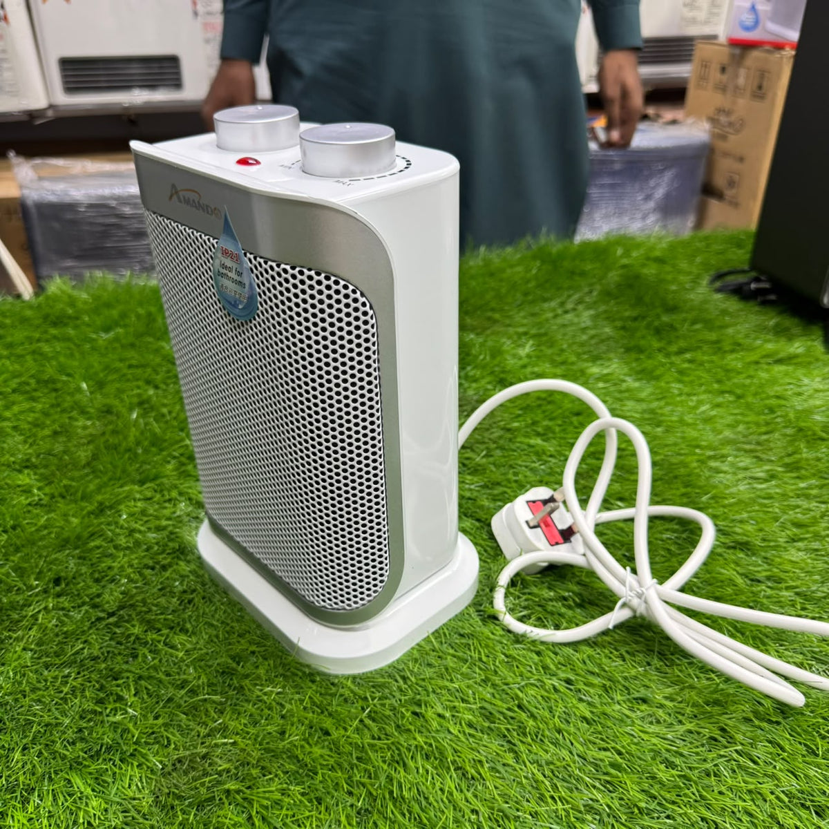 Amando Safe Ceramic Moving/Oscillating Fan Heater Model A2050
