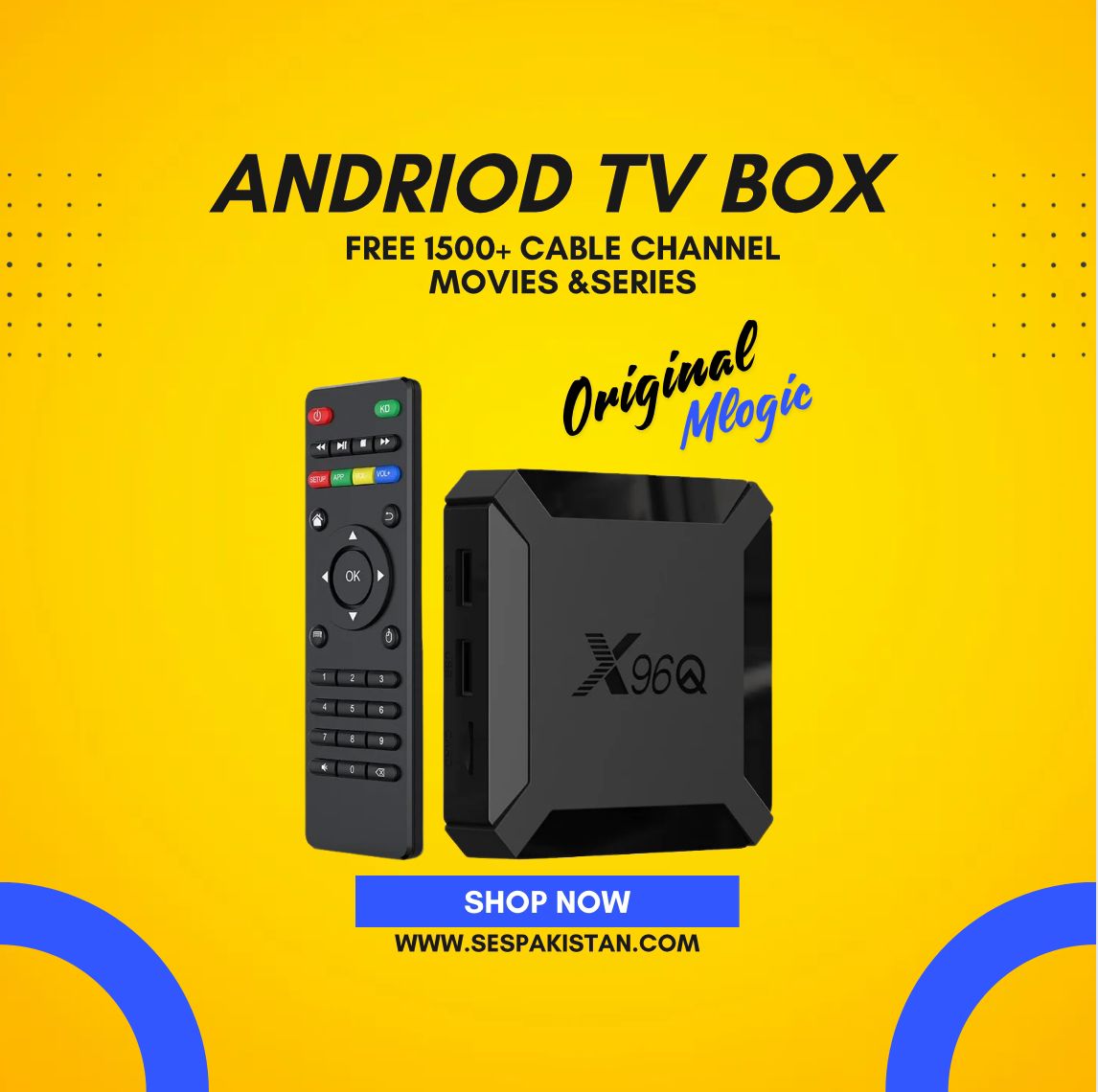 X96Q Mlogic 2024 New Series | With 1500+ Cable Chanel & Movies