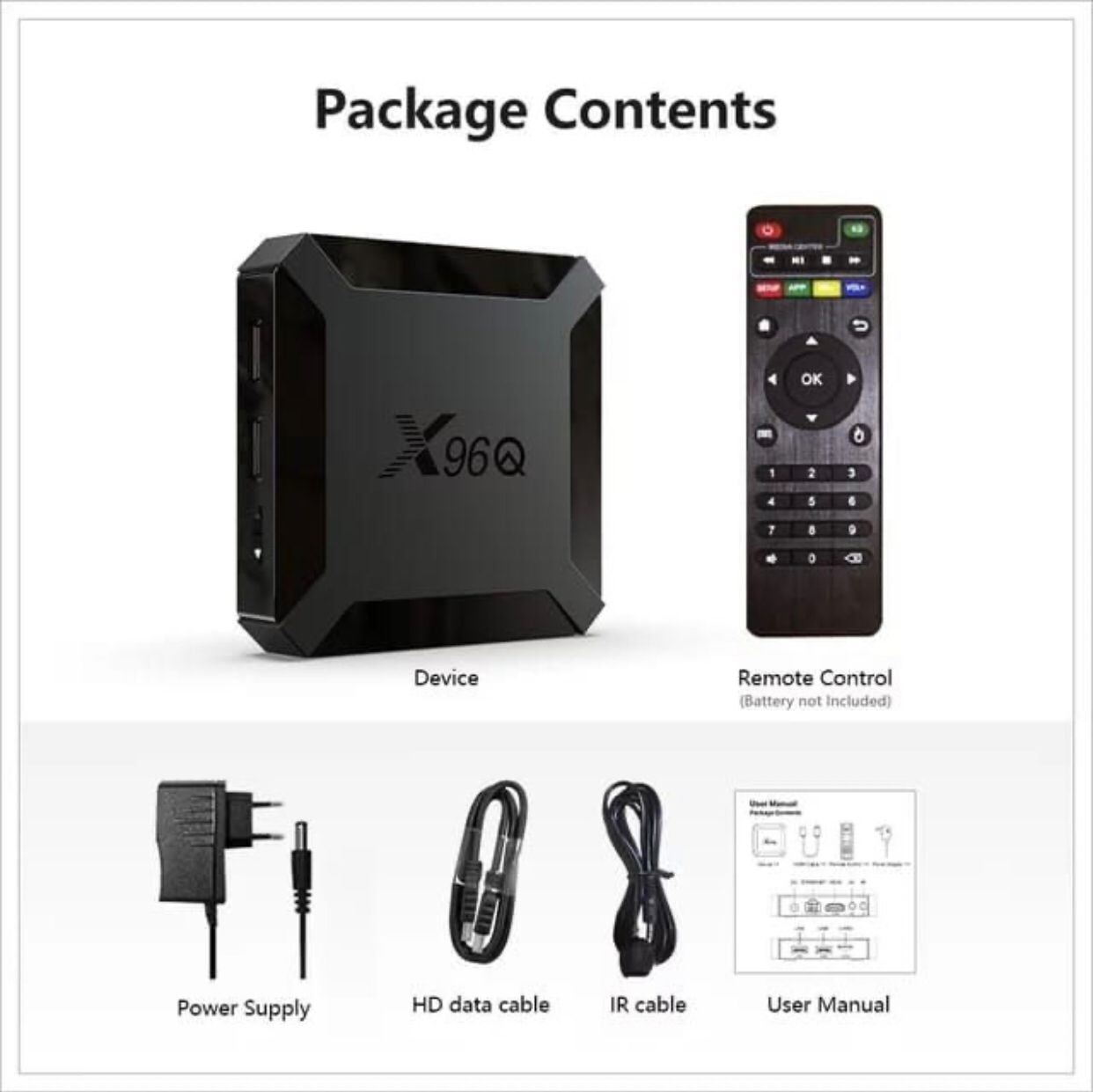 X96Q Original Allwiner H313 2024 New Series | With 1500+ Cable Chanel & Movies