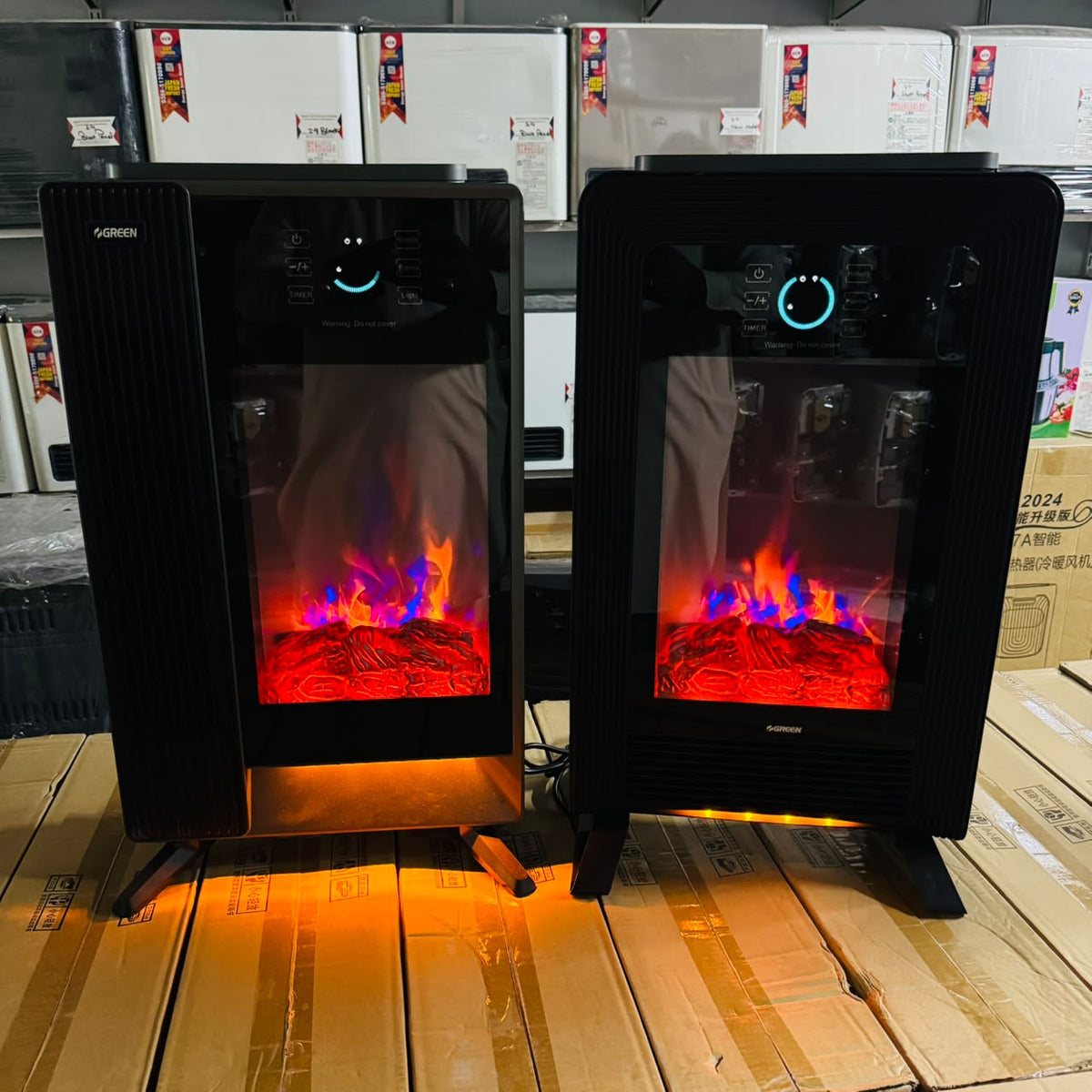 3D Flame Simulation Luxury Electric Heater Model GR-242/243