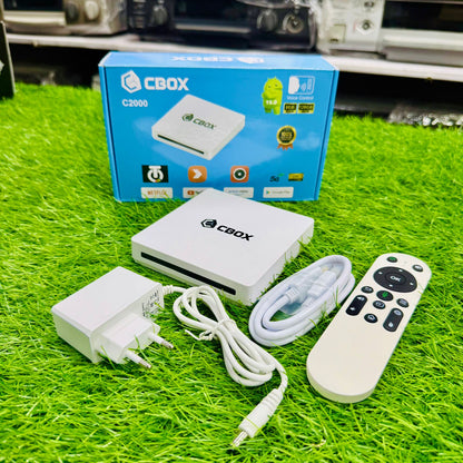C Box Original Google Voice Remote  | With 1500+ Cable Chanel & Movies