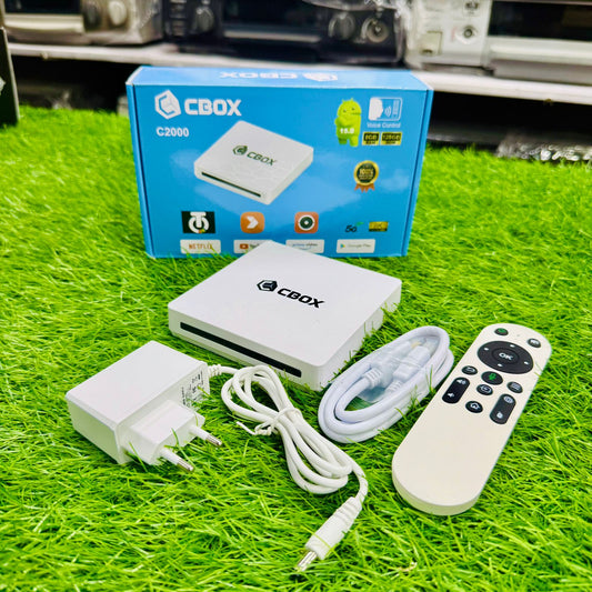 C Box Original Google Voice Remote  | With 1500+ Cable Chanel & Movies