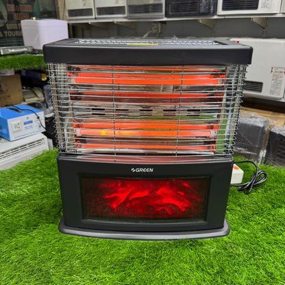 3D Fireplace Quartz Rod Electric Heater Model 670