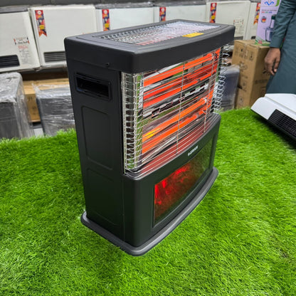 3D Fireplace Quartz Rod Electric Heater Model 670