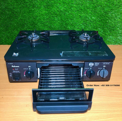 Japani Stove 2 Burner Non Stick Automatic Model | ST-017