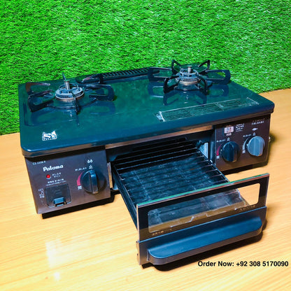 Japani Stove 2 Burner Non Stick Automatic Model | ST-017