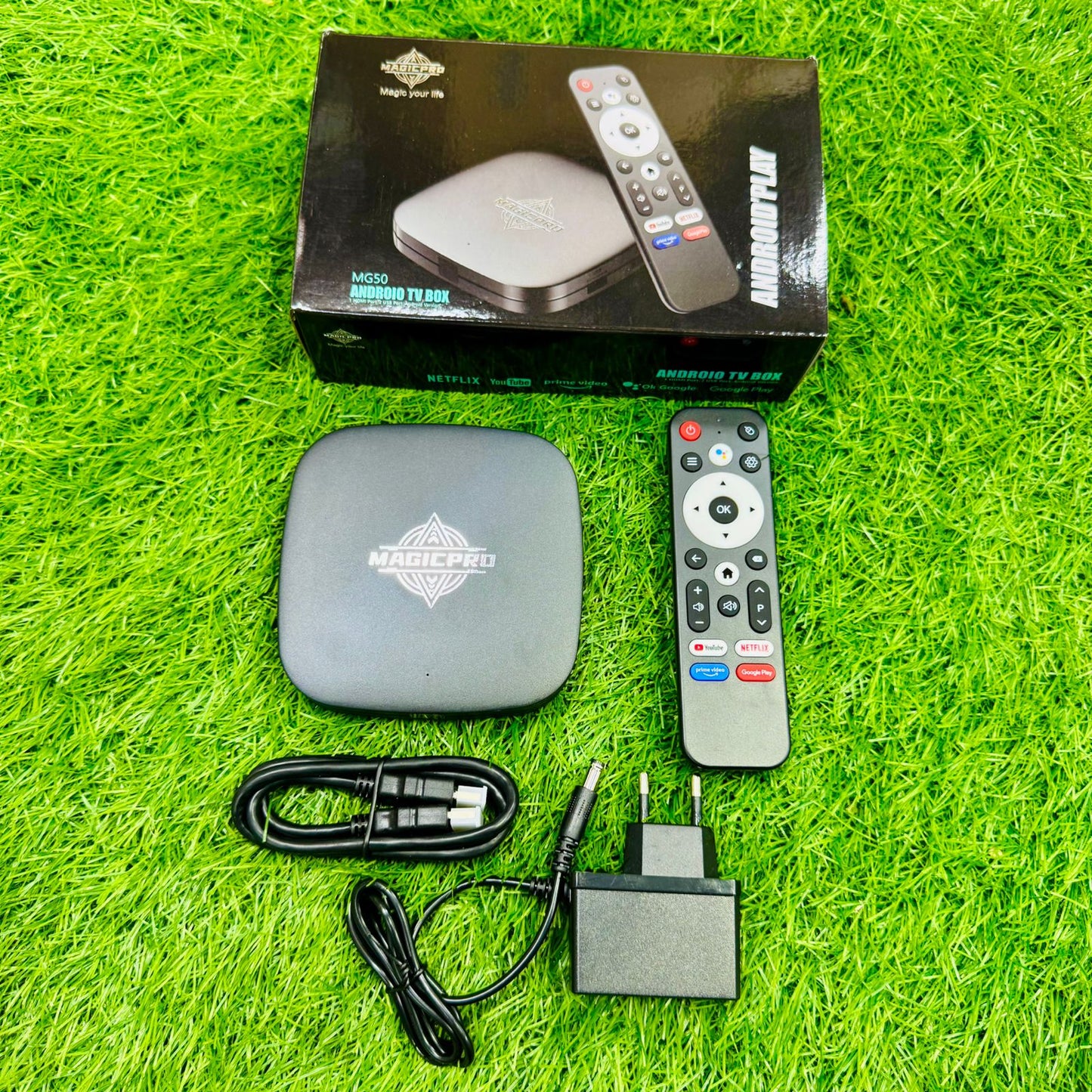 Magic Pro Original Google Voice Remote  | With Cable Chanel & Movies unlimited ..