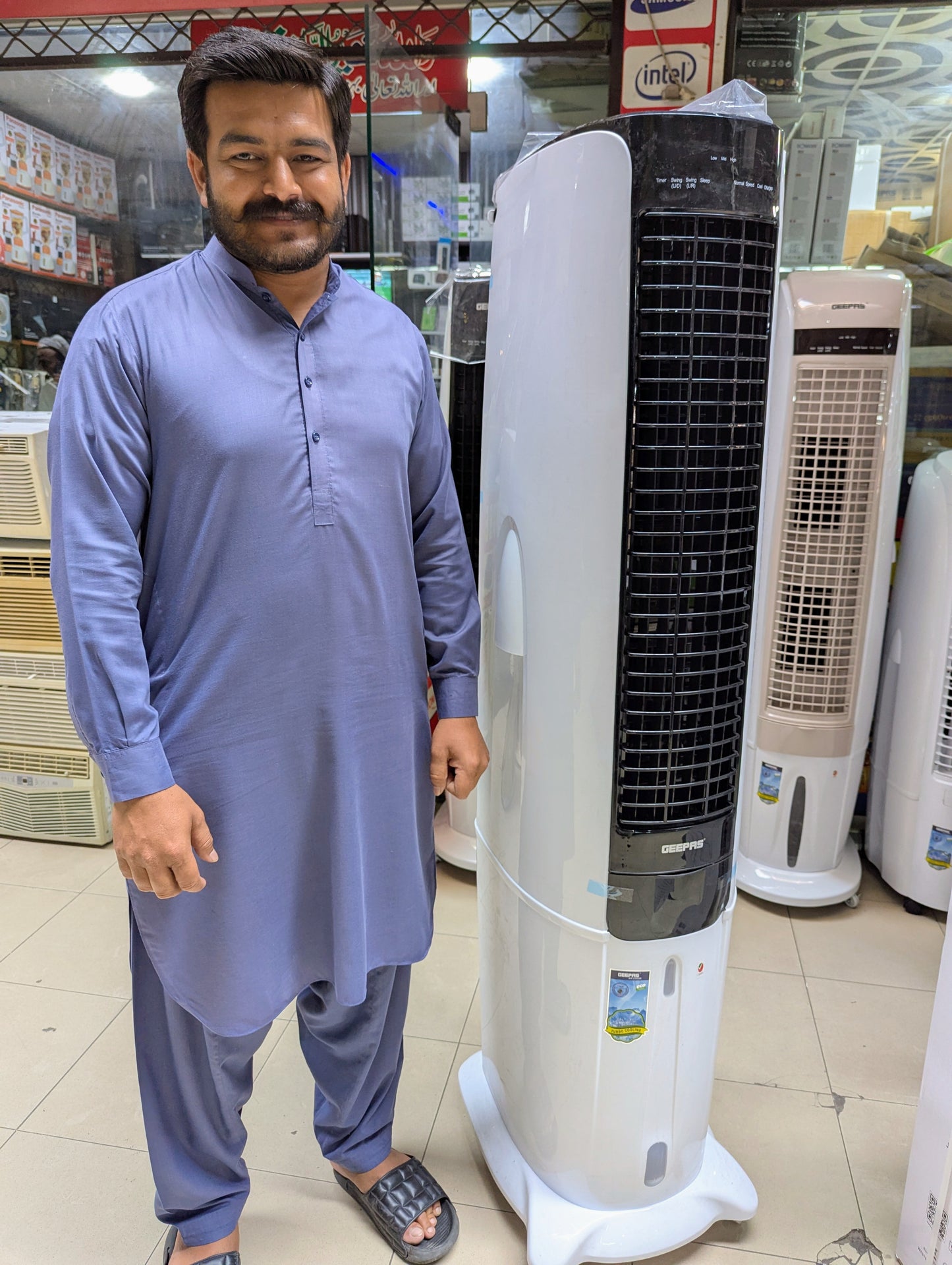 Full Size Imported Geepas Duble Blower Chiller Cooler Gac ( 9458 /9459 /