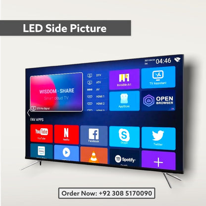 65”Inch Smart Andriod LED TV IPS MODEL 4K Pixel