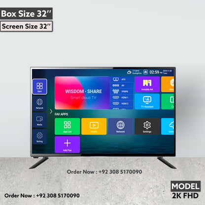 32”Inch Smart Andriod LED TV IPS MODEL