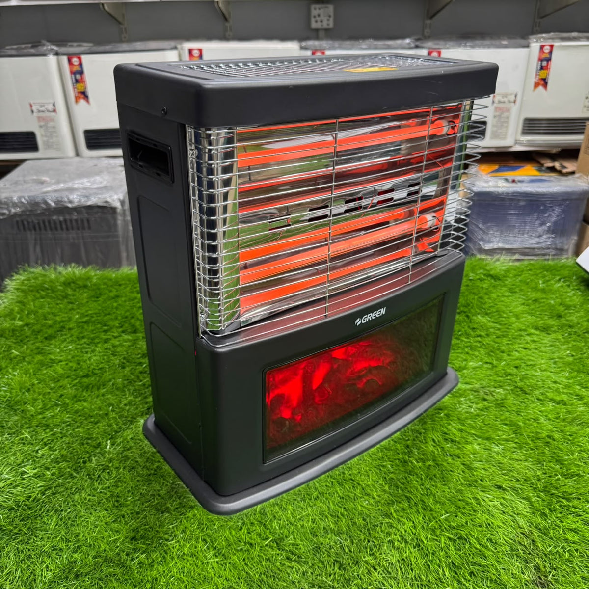 3D Fireplace Quartz Rod Electric Heater Model 670