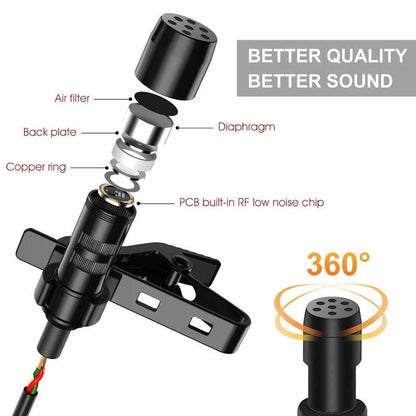 Professional Lavalier Mic For Mobile And Computer